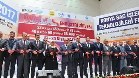 4 fuarı kapsayan Konya Endüstri Zirvesi açıldı