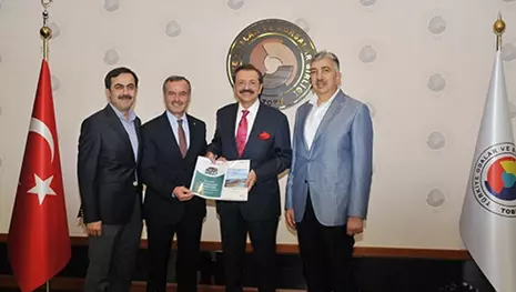 Konya’nın yerli otomobil raporu TOBB Başkanı Hisarcıklıoğlu’na iletildi