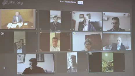 KSO Yönetim Kurulu Toplantısı video konferansla gerçekleştirildi