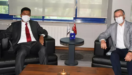 Sri Lanka Ankara Büyükelçisi, KSO'yu ziyaret etti