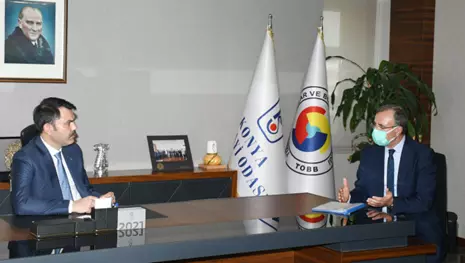 KSO Başkanı Kütükcü, Bakan Kurum'dan Konya OSB'ye destek istedi