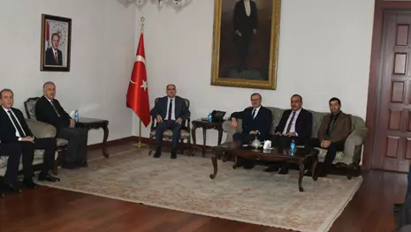 Başkan Büyükeğen, Vali Özkan'ı ziyaret etti