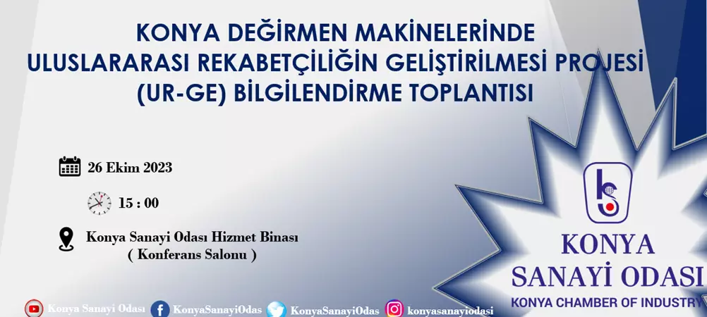 KONYA DEĞİRMEN MAKİNELERİNDE ULUSLARARASI REKABETÇİLİĞİN 