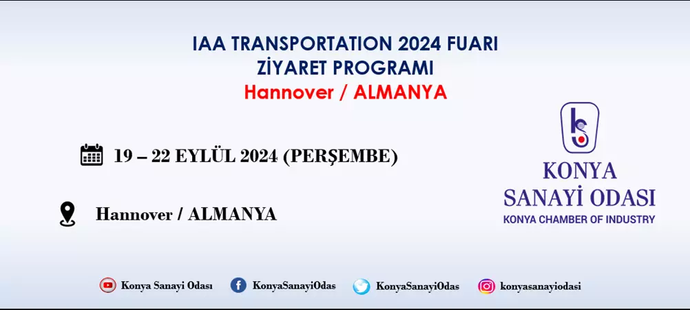 IAA TRANSPORTATION 2024 FUARI ZİYARET PROGRAMI 