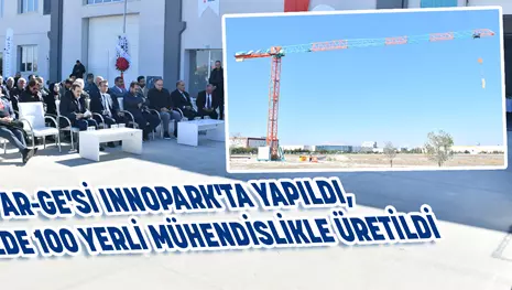 AR-GE'Sİ INNOPARK'TA YAPILDI, YÜZDE 100 YERLİ MÜHENDİSLİKLE ÜRETİLDİ