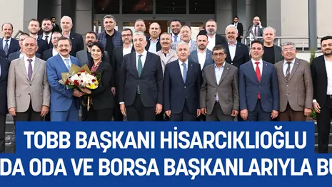 TOBB Başkanı Hisarcıklıoğlu Konya’da Oda ve Borsa Başkanlarıyla Buluştu