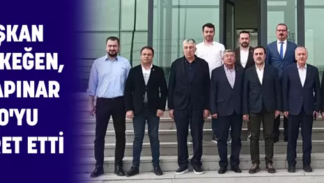 BAŞKAN BÜYÜKEĞEN, KARAPINAR TSO'YU ZİYARET ETTİ 