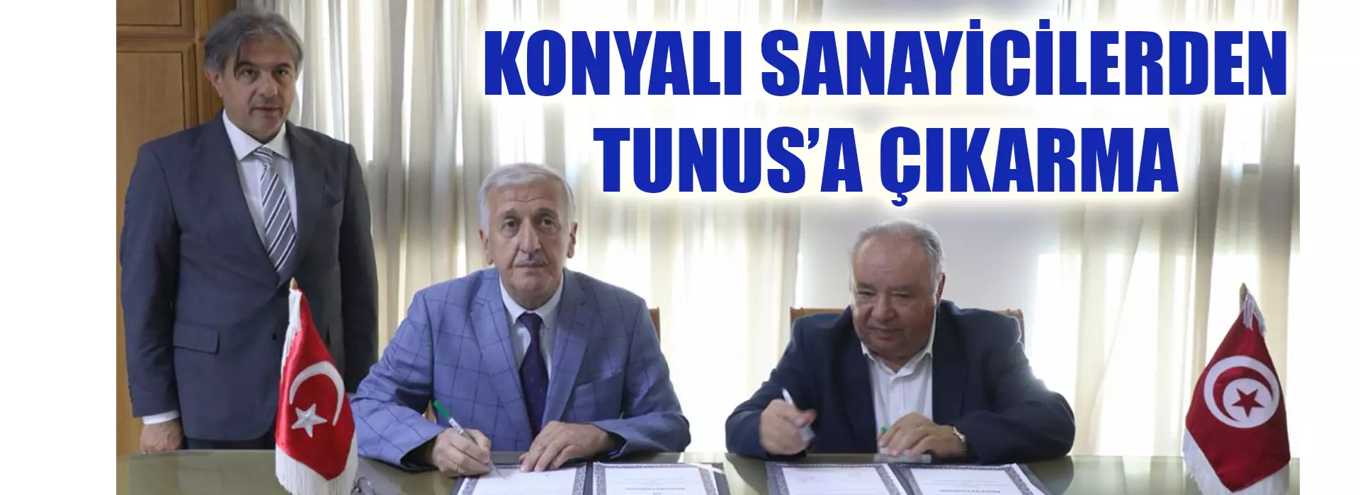 KONYALI SANAYİCİLERDEN TUNUS’A ÇIKARMA