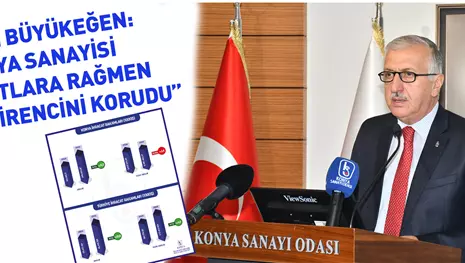 BAŞKAN BÜYÜKEĞEN: “KONYA SANAYİSİ ZOR ŞARTLARA RAĞMEN İHRACAT DİRENCİNİ KORUDU”