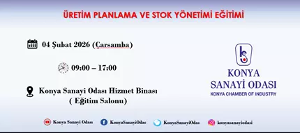 ÜRETİM PLANLAMA VE STOK YÖNETİMİ EĞİTİMİ