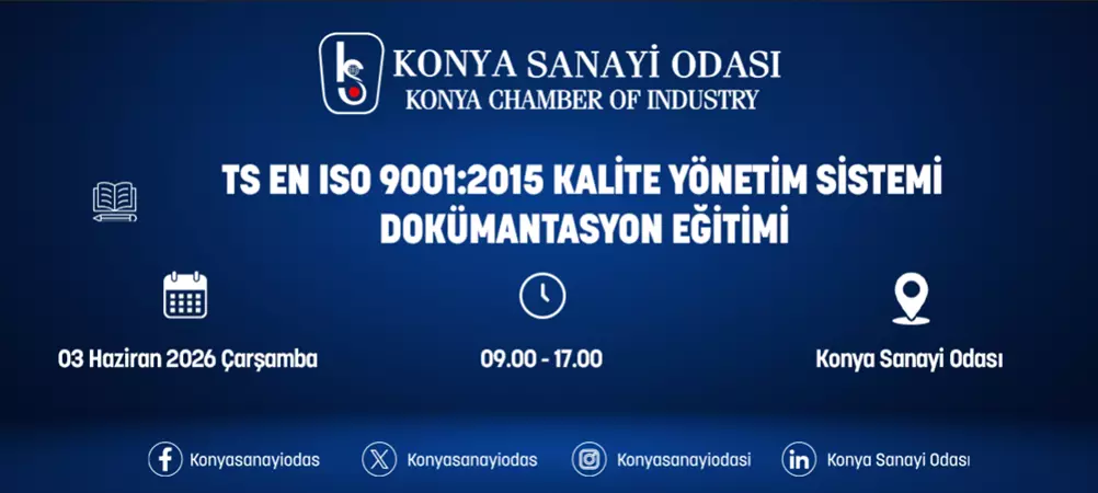 TS EN ISO 9001:2015 KALİTE YÖNETİM SİSTEMİ DOKÜMANTASYON EĞİTİMİ