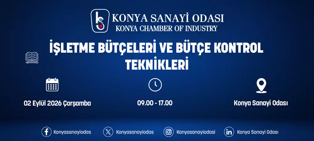 İŞLETME BÜTÇELERİ VE BÜTÇE KONTROL TEKNİKLERİ