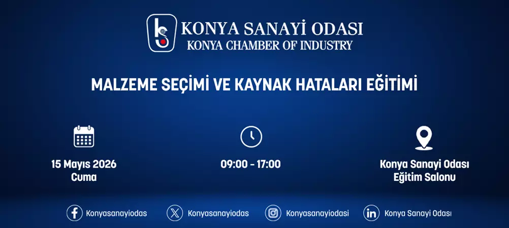 MALZEME SEÇİMİ VE KAYNAK HATALARI EĞİTİMİ