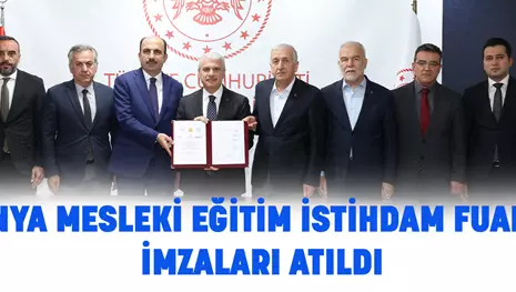 3. KONYA MESLEKİ EĞİTİM İSTİHDAM FUARI’NIN İMZALARI ATILDI