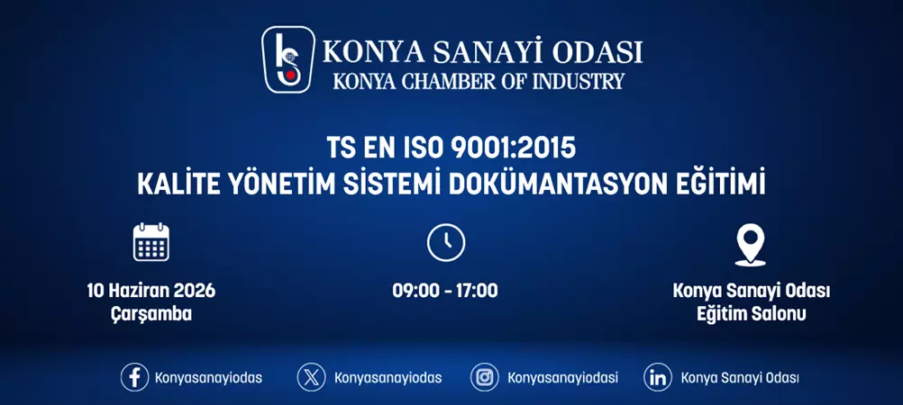 TS EN ISO 9001:2015 KALİTE YÖNETİM SİSTEMİ DOKÜMANTASYON EĞİTİMİ