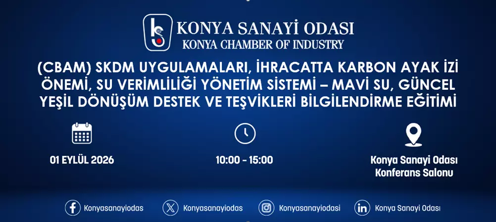 SKDM, KARBON AYAK İZİ, SU AYAK İZİ HESAPLAMA EĞİTİMİ