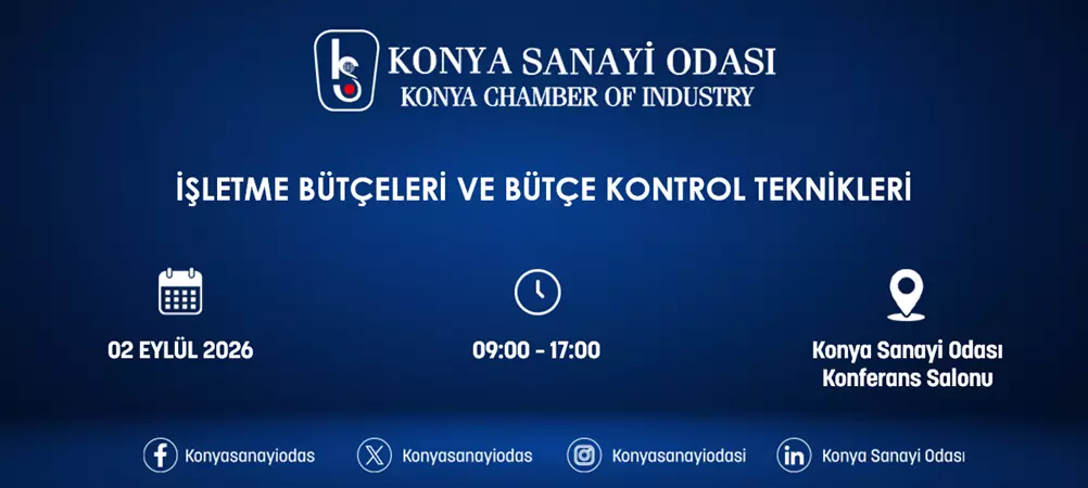 İŞLETME BÜTÇELERİ VE BÜTÇE KONTROL TEKNİKLERİ