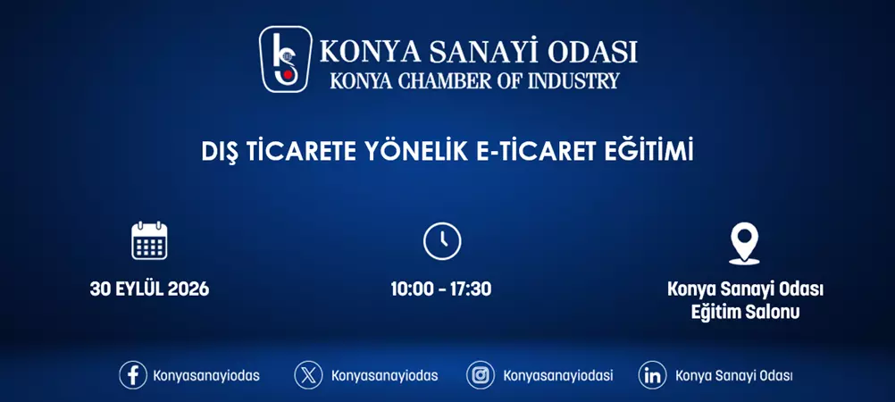 DIŞ TİCARETE YÖNELİK E-TİCARET EĞİTİMİ