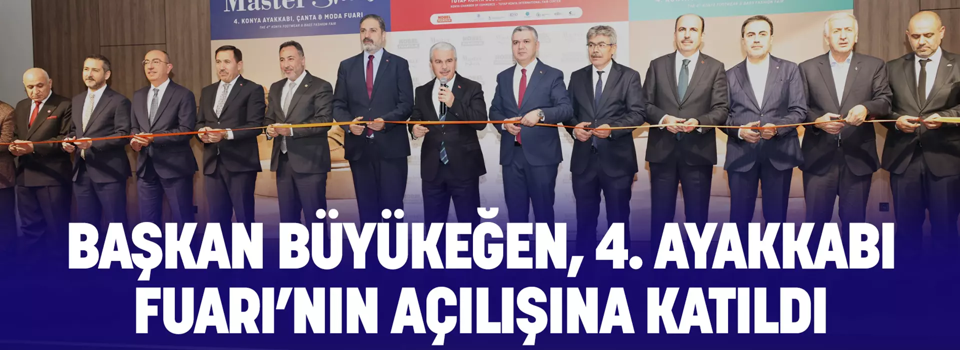 BAŞKAN BÜYÜKEĞEN, 4. AYAKKABI FUARI’NIN AÇILIŞINA KATILDI